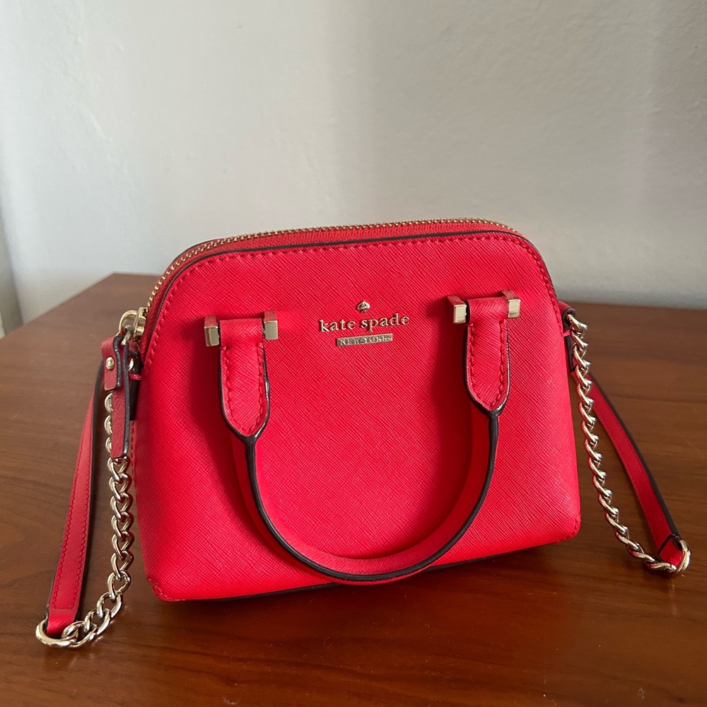 Kate Spade Dome Crossbody Bag - Red